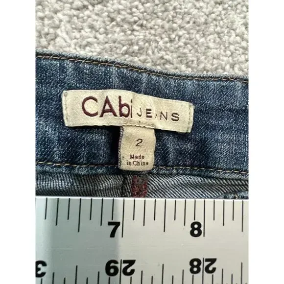 Cabi Jeans Womens Size 2 Blue Medium Wash Cottage Casual Bootcut - Picture 6 of 10